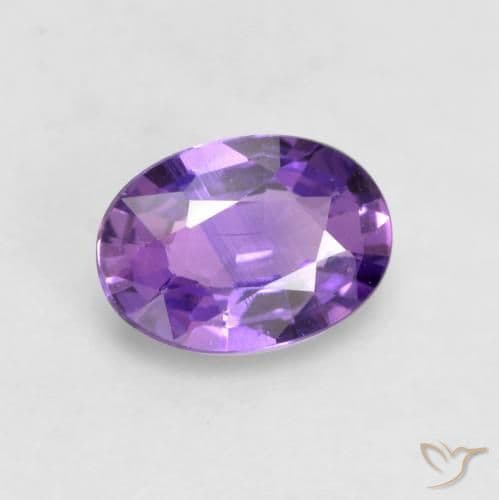 0.51ct Natural Pink Violet Sapphire, Oval Cut, 5.9x4.2 mm