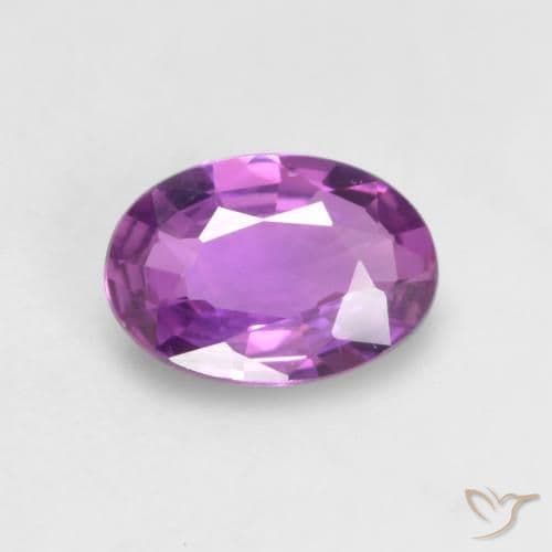 0.44ct Natural Purple-Pink Sapphire, Oval Cut, 5.9x4 mm