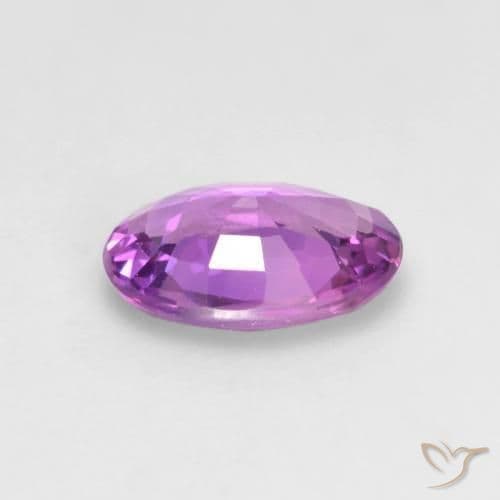 0.47ct Natural Medium Purple Sapphire, Oval Cut, 6x4.2 mm