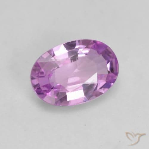 0.52ct Natural Pinkish Purple Sapphire, Oval Cut, 6.1x4.2 mm