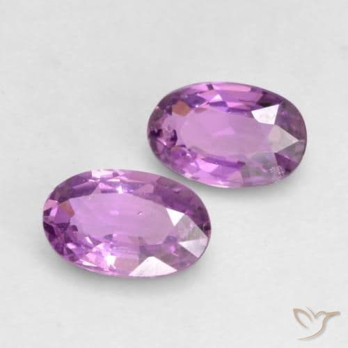 0.58ct Electric Purple Sapphire, Oval Cut, 4.9x3.2 mm