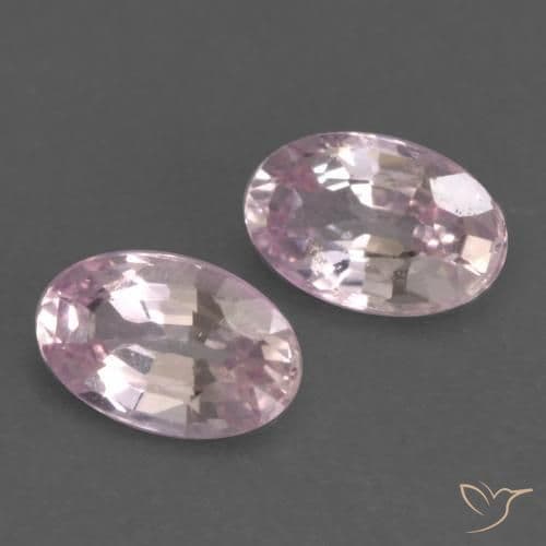 0.61ct Very Light Pink Sapphire, Oval Cut, 4.9x3.1 mm