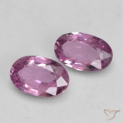 0.61ct Natural Medium Purple Sapphire, Oval Cut, 5x3.3 mm