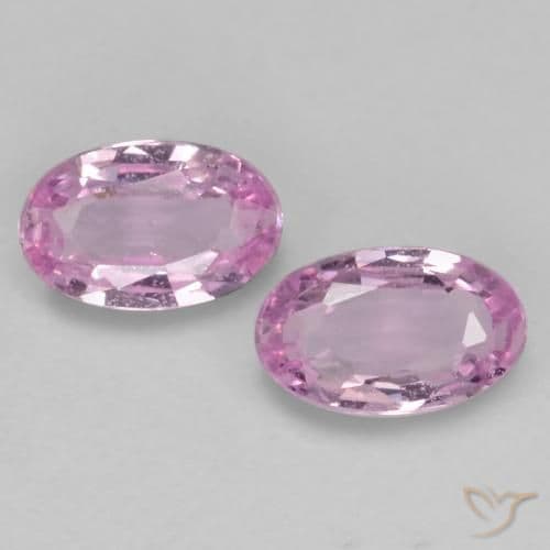 0.56ct Natural Medium Pink Sapphire, Oval Cut, 5x3.1 mm