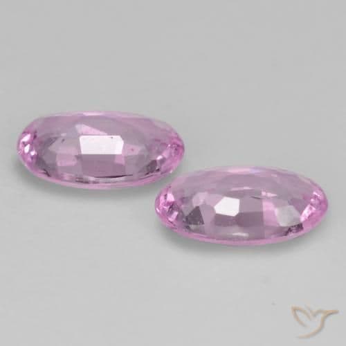 0.53ct Light Royal Purple Pink Sapphire, Oval Cut, 4.9x3.2 mm