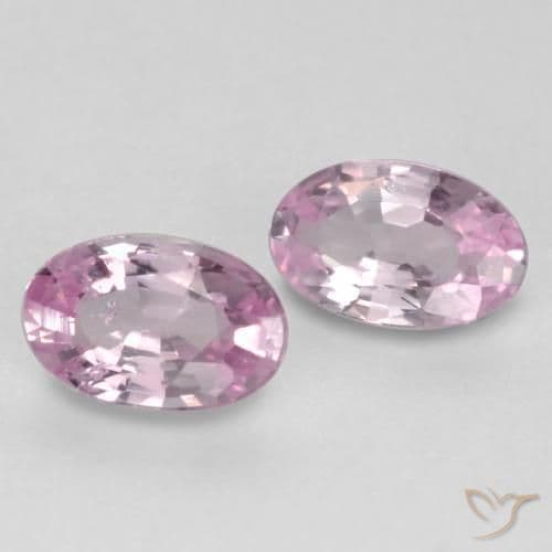 0.51ct Very Light Bubblegum Pink Sapphire, Oval Cut, 4.9x3.2 mm