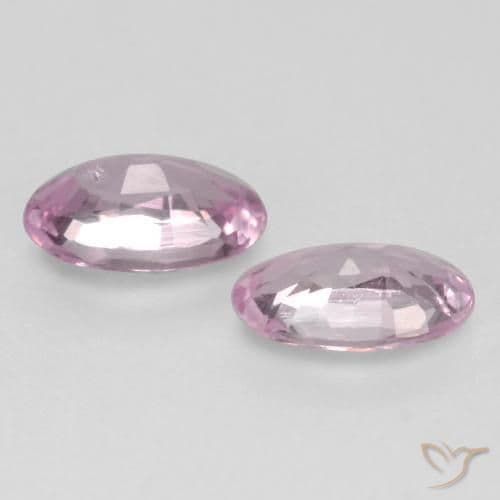 0.51ct Very Light Bubblegum Pink Sapphire, Oval Cut, 4.9x3.2 mm