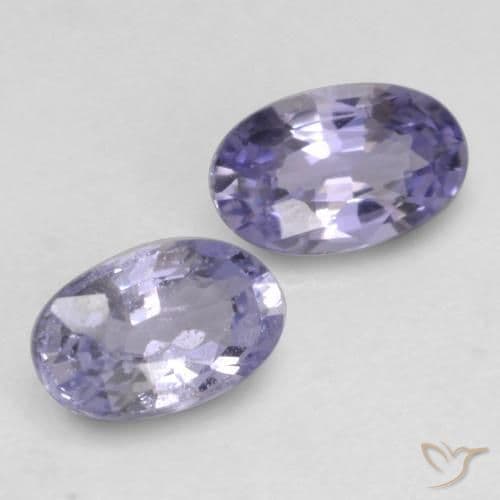 0.67ct Medium-Light Violet Sapphire, Oval Cut, 5.1x3.2 mm