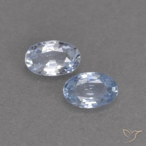 1.93ct Natural Bluish White Sapphire, Oval Cut, 8.5x6.9 mm