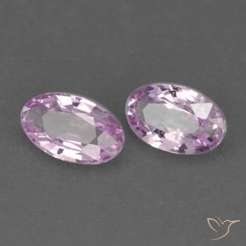 0.48ct Natural Light Purple Sapphire, Oval Cut, 4.9x3 mm