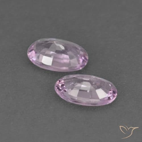 0.48ct Natural Light Purple Sapphire, Oval Cut, 4.9x3 mm