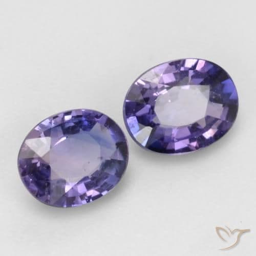 0.77ct Natural Intense Purple Sapphire, Oval Cut, 5.1x4.1 mm