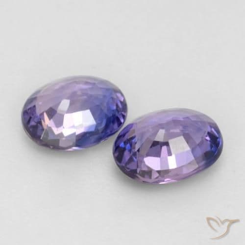 0.77ct Natural Intense Purple Sapphire, Oval Cut, 5.1x4.1 mm