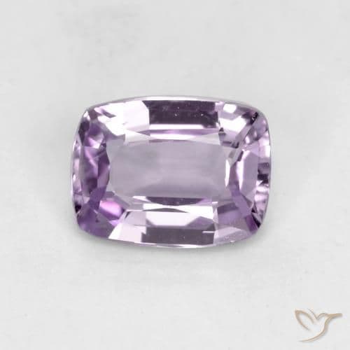 1.11ct Medium Light Violet Sapphire, Cushion Cut, 6.5x4.7 mm