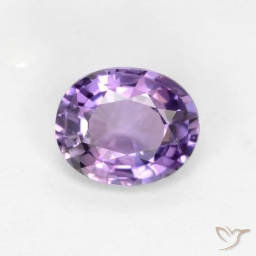 0.56ct Vivid Pink Violet Sapphire, Oval Cut, 5.4x4.4 mm