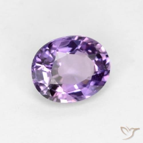 0.58ct Purplish Violet Sapphire, Oval Cut, 5.5x4.5 mm
