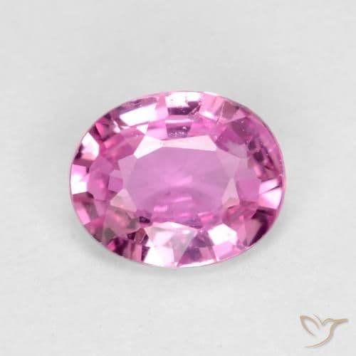 0.54ct Natural Medium Purple Sapphire, Oval Cut, 5.4x4.4 mm