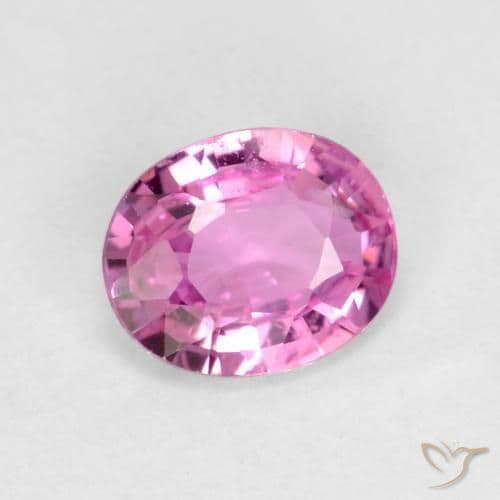 0.43ct Natural Medium Purple Sapphire, Oval Cut, 5.4x4.4 mm