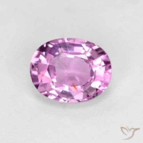 0.76ct Natural Medium Violet Sapphire, Oval Cut, 5.7x4.8 mm