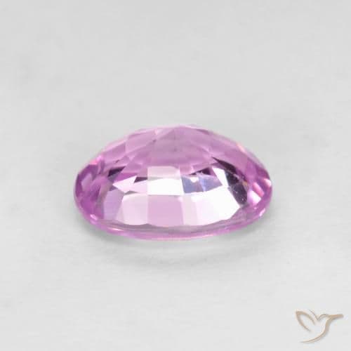 0.71ct Natural Light Violet Sapphire, Oval Cut, 5.9x4.7 mm