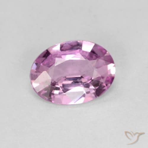 0.71ct Natural Pinkish Purple Sapphire, Oval Cut, 6.7x5 mm
