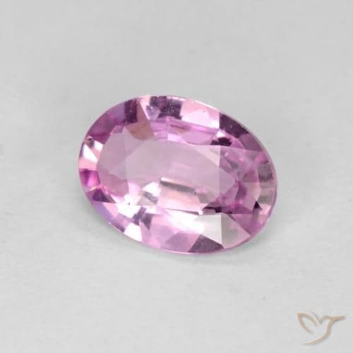0.71ct Natural Pinkish Purple Sapphire, Oval Cut, 6.7x5 mm