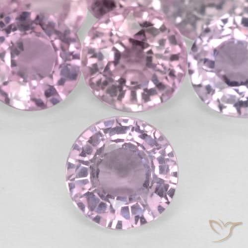 0.41ct Light Cherry Pink Sapphire, Round Cut, 4.61 mm