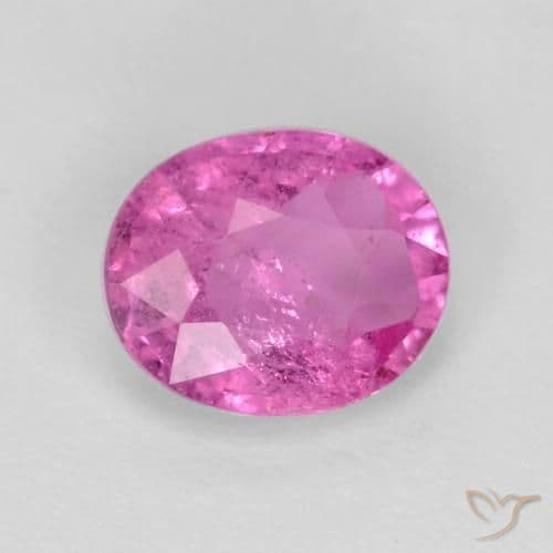 0.73ct Natural Intense Purple Sapphire, Oval Cut, 6.1x5 mm