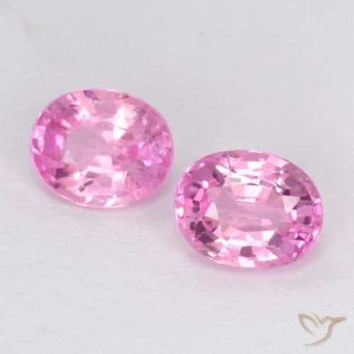 0.90ct Natural Medium Pink Sapphire, Oval Cut, 5.1x4 mm