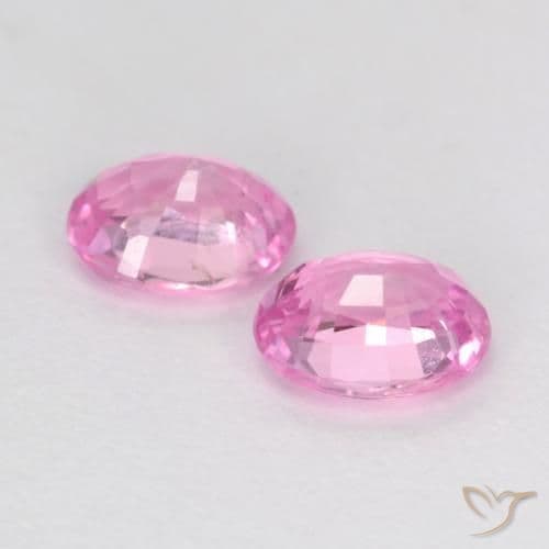 0.90ct Natural Medium Pink Sapphire, Oval Cut, 5.1x4 mm