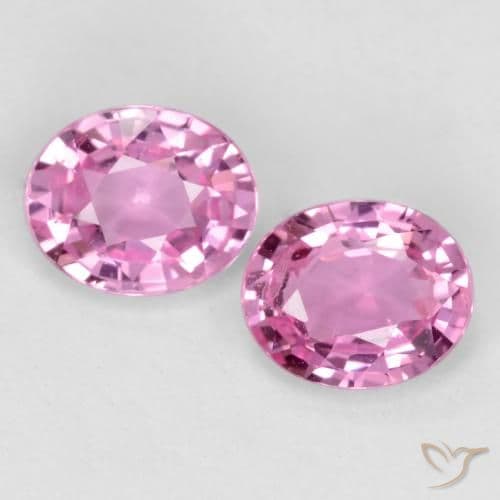 0.84ct Natural Medium Pink Sapphire, Oval Cut, 5x4 mm