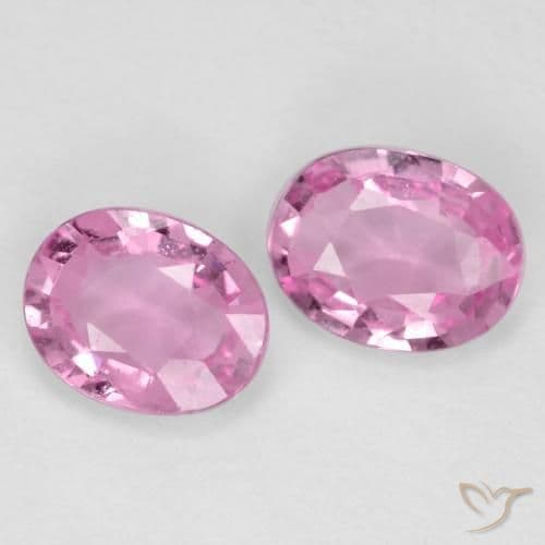 0.72ct Natural Medium Pink Sapphire, Oval Cut, 5.1x3.9 mm
