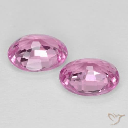 0.85ct Natural Royal Purple Pink Sapphire, Oval Cut, 5x4 mm