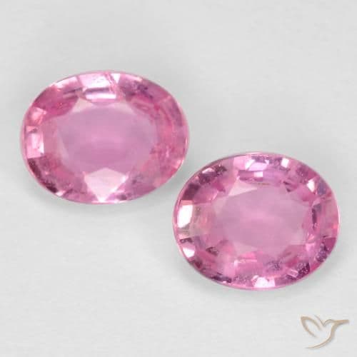 0.82ct Natural Pink Sapphire, Oval Cut, 5x4.1 mm