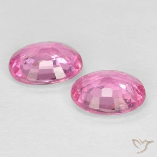 0.82ct Natural Pink Sapphire, Oval Cut, 5x4.1 mm