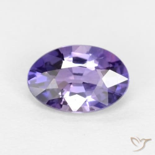 0.49ct Bright Grape Violet Sapphire, Oval Cut, 6.1x4 mm