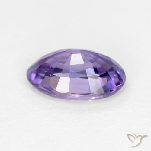 0.53ct Natural Deep Purple Sapphire, Oval Cut, 5.9x4 mm