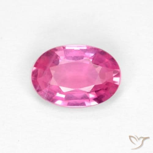 0.39ct Natural Royal Purple Pink Sapphire, Oval Cut, 6x4 mm
