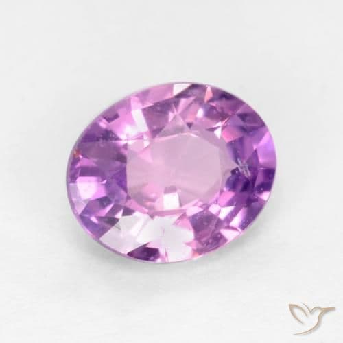 0.54ct Natural Medium Purple Sapphire, Oval Cut, 5.4x4.4 mm