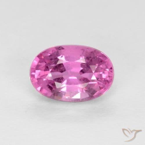 0.43ct Bright Pinkish Purple Sapphire, Oval Cut, 5.7x4 mm