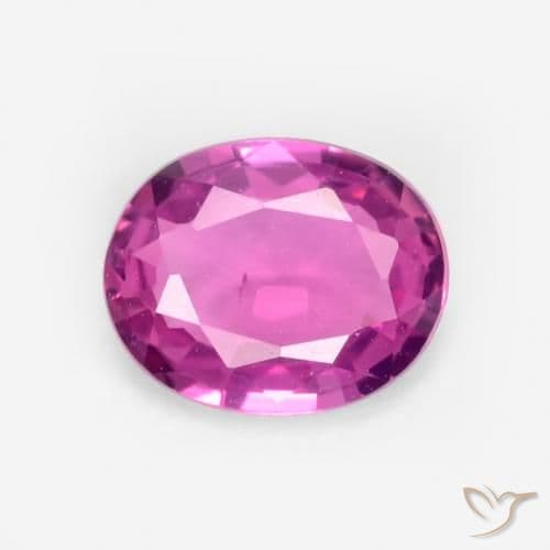 0.40ct Natural Magenta Sapphire, Oval Cut, 5.1x4.1 mm