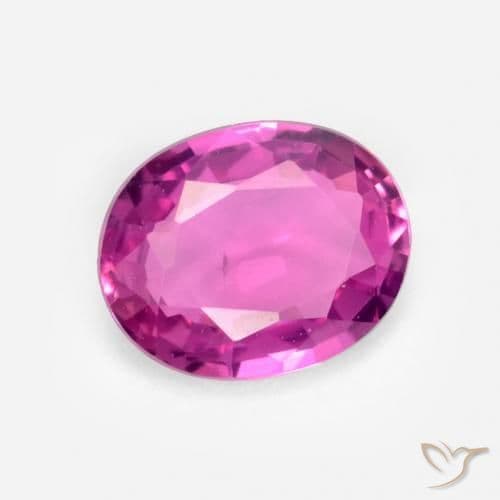 0.40ct Natural Magenta Sapphire, Oval Cut, 5.1x4.1 mm