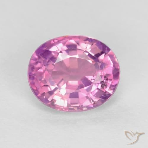 0.72ct Natural Medium Purple Sapphire, Oval Cut, 5.7x4.6 mm