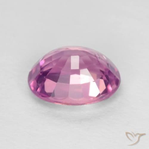 0.67ct Natural Medium Purple Sapphire, Oval Cut, 5.6x4.6 mm