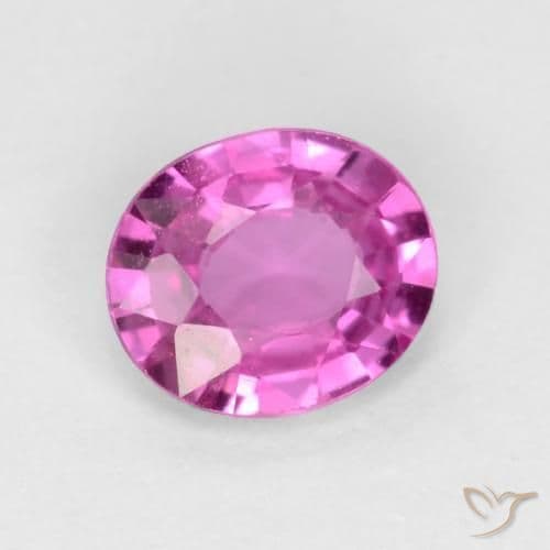 0.49ct Natural Pinkish Purple Sapphire, Oval Cut, 5.4x4.6 mm