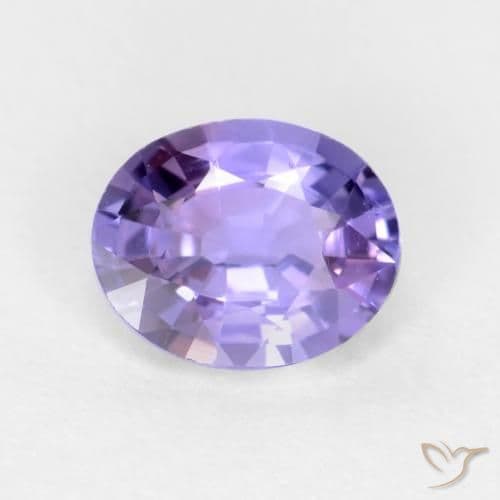 0.48ct Natural Pinkish Violet Sapphire, Oval Cut, 5.4x4.4 mm