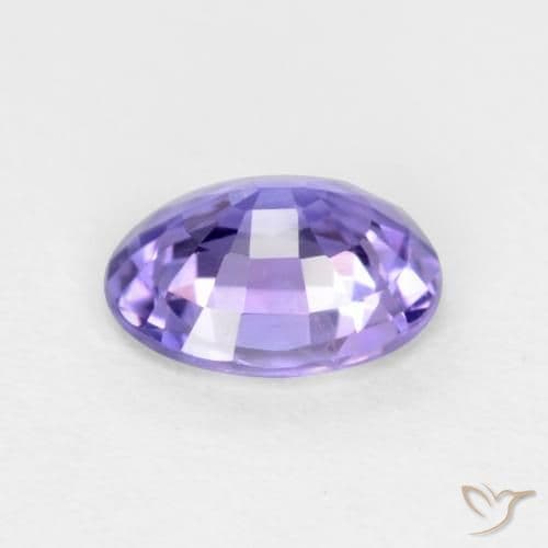0.48ct Natural Pinkish Violet Sapphire, Oval Cut, 5.4x4.4 mm