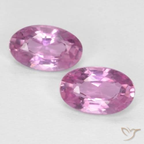 0.56ct Natural Medium Pink Sapphire, Oval Cut, 5x3.1 mm
