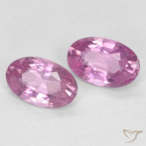 0.56ct Natural Medium Pink Sapphire, Oval Cut, 5x3.1 mm