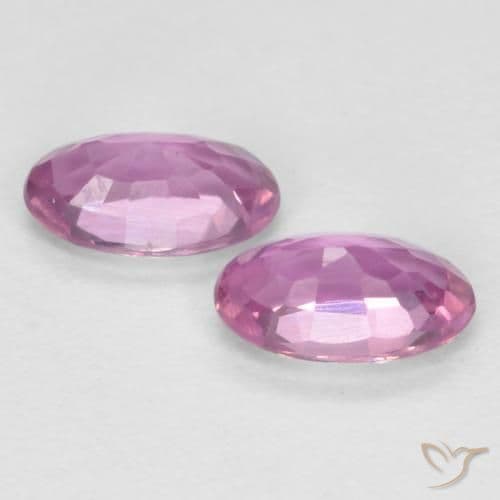 0.56ct Natural Medium Pink Sapphire, Oval Cut, 5x3.1 mm